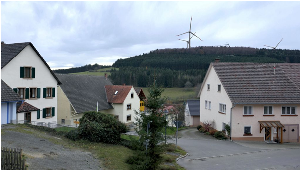 Visualisierte Aussicht Stetten Kirche